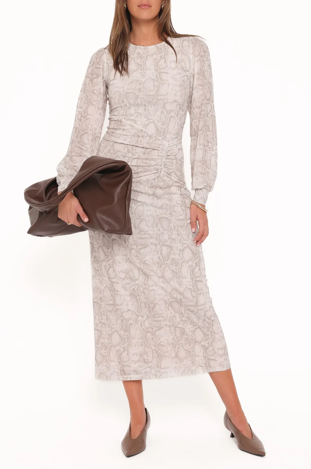 Polyester Bodycon Maxi Dress