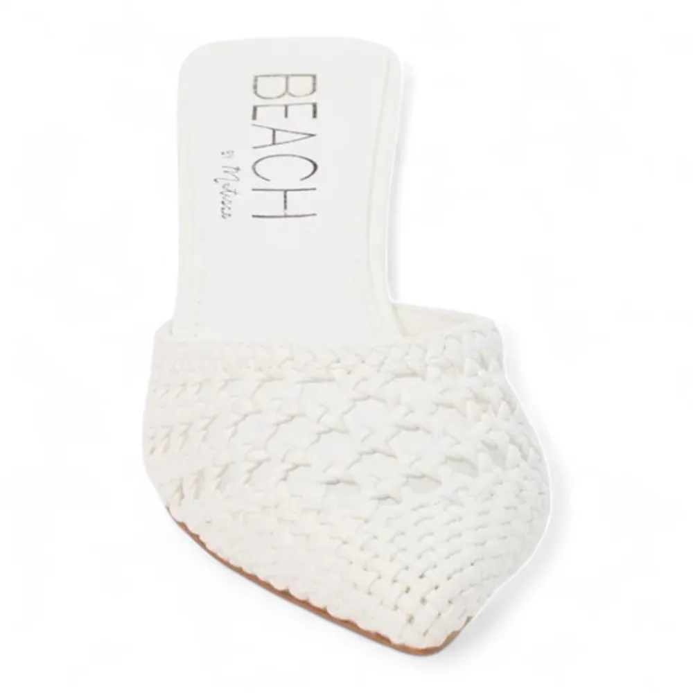 Tia Woven Kitten Heel Pump