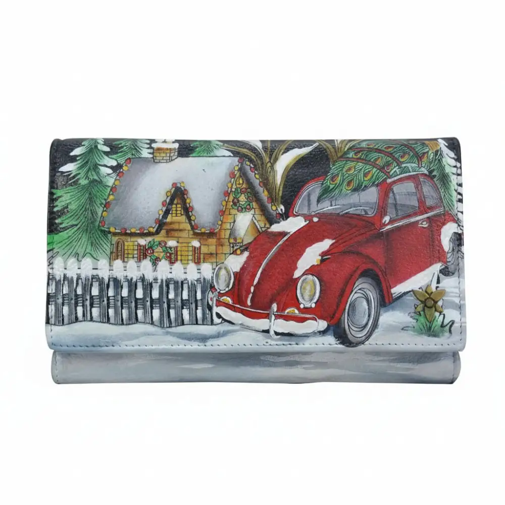 RFID Organizer Checkbook Wallet