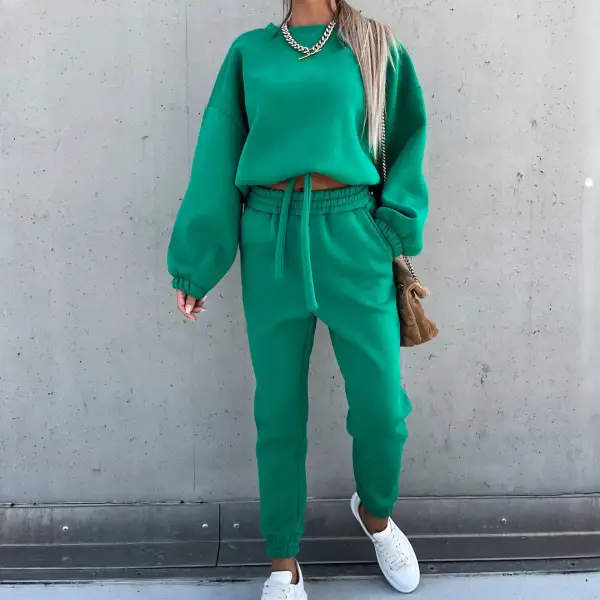 Hoodie And Pants Casual Two-Piece Set