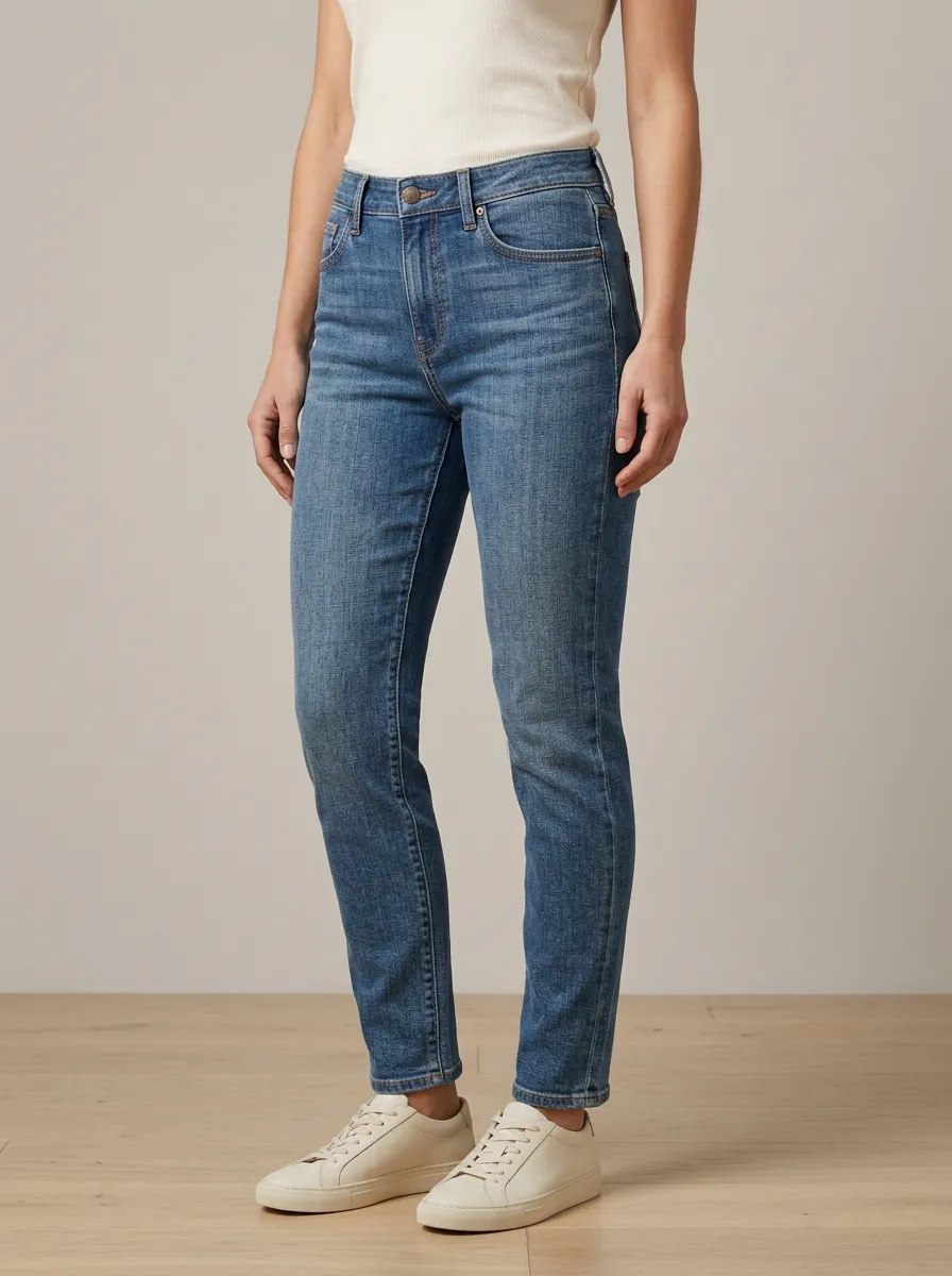 Slim Washed Casual Daily-Wear Denim Jeans
