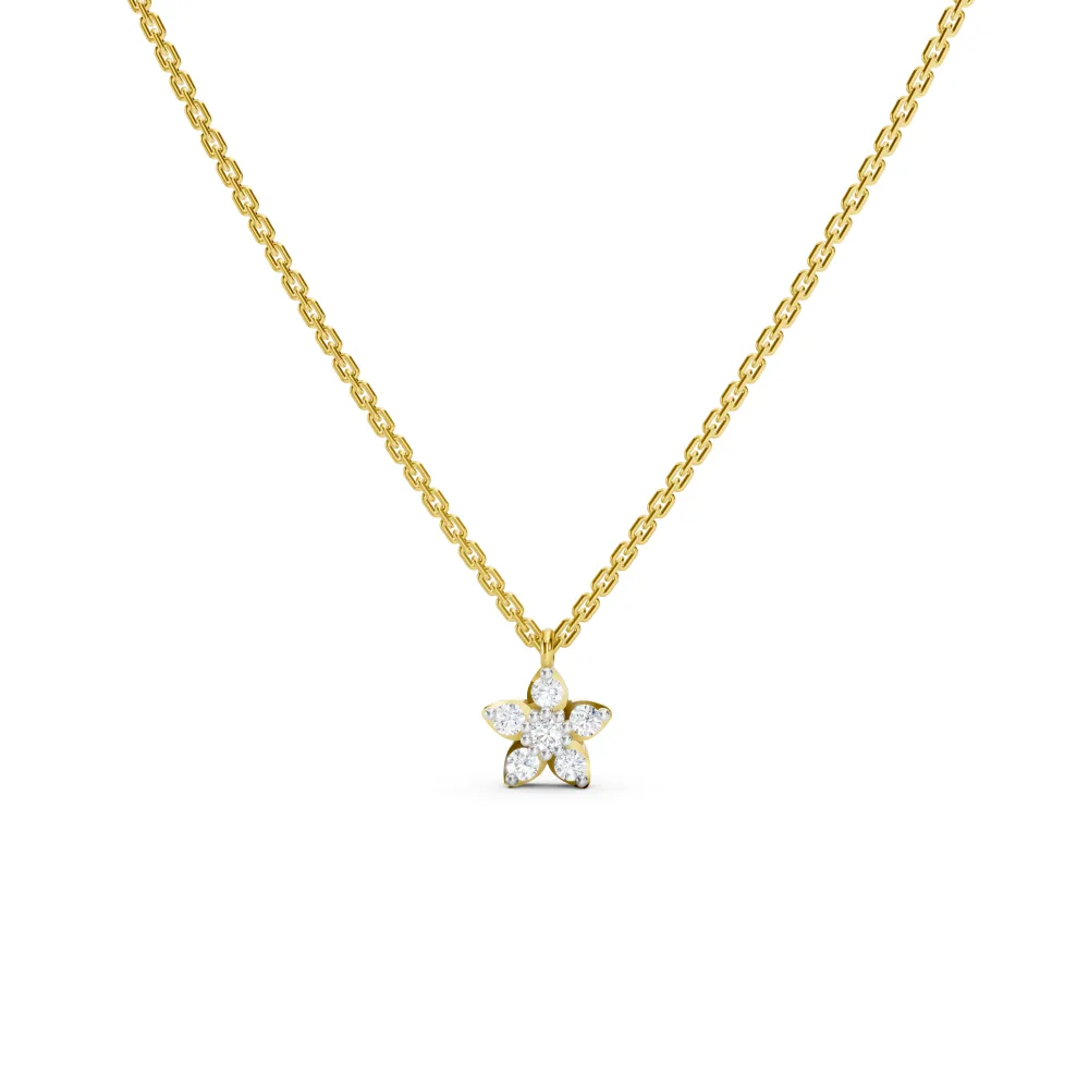 Floral Flower Necklace
