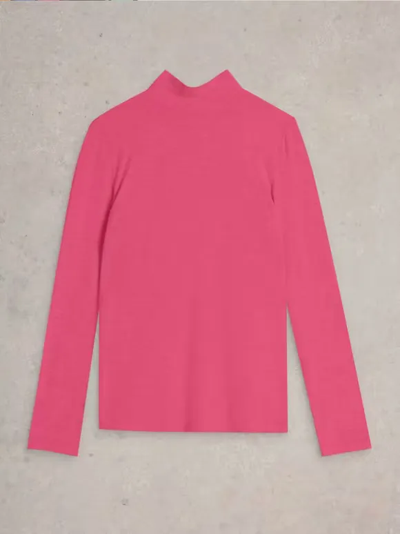 Slight Stretch Turtle Neck T-Shirt