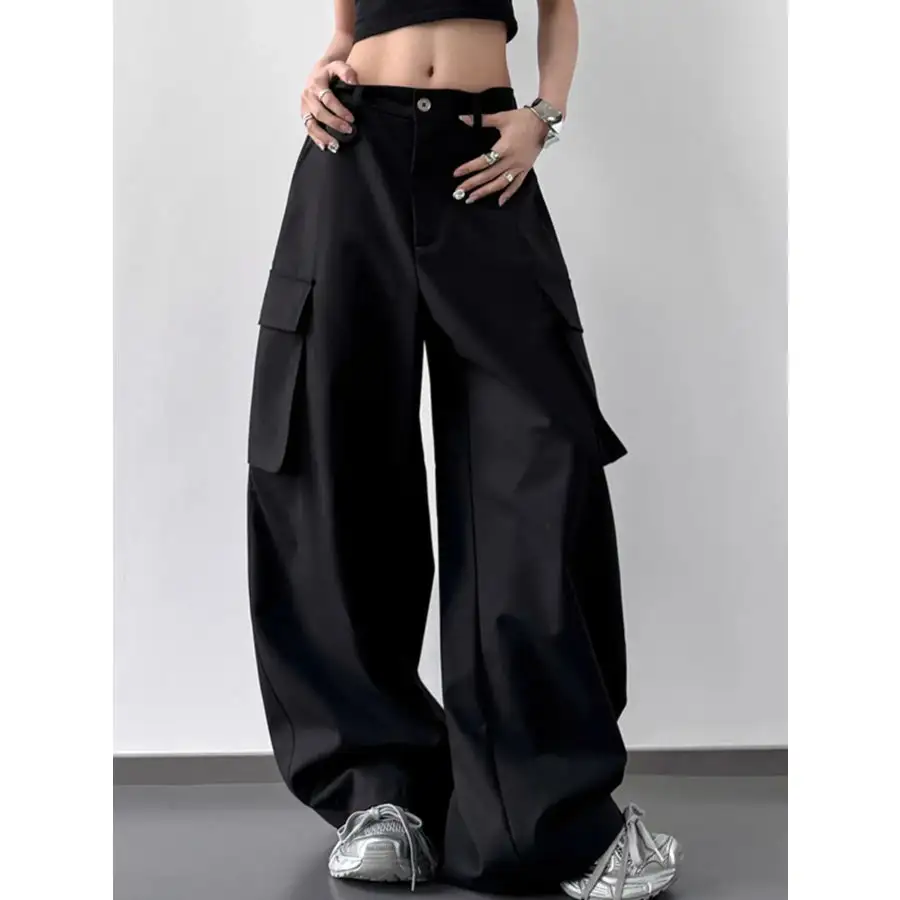 Wide Leg Cargo Pants