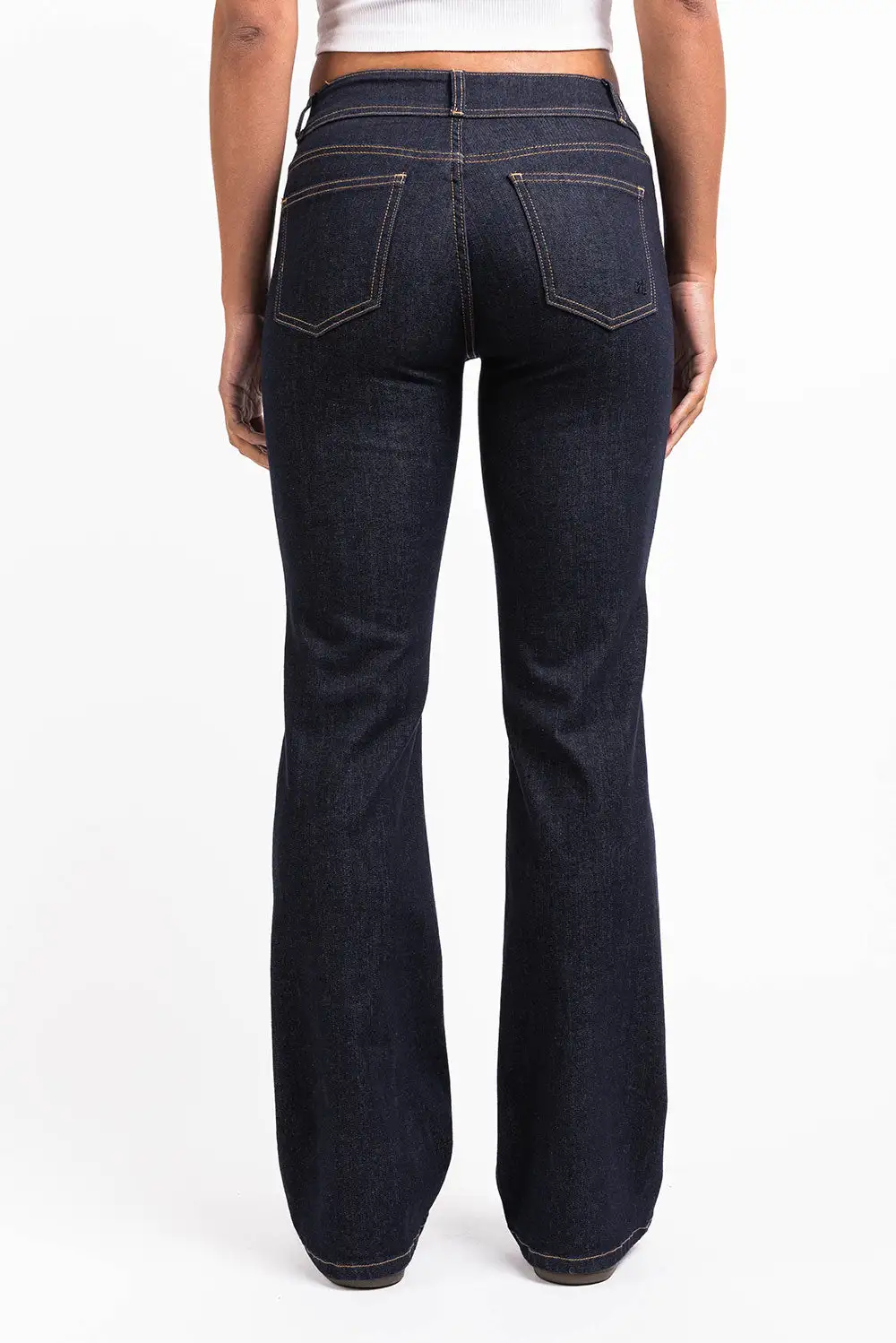 Distinctive Low Rise Bootcut Jeans