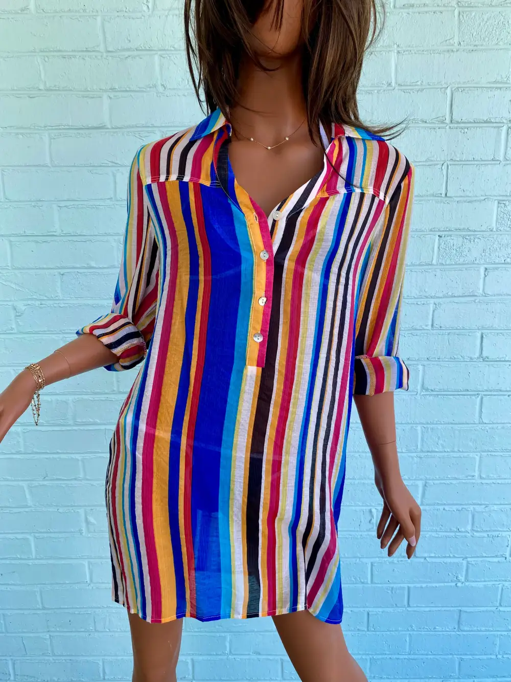 Relaxed Striped Tunic