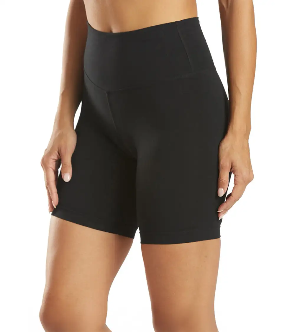 Flat Waist Fitted Yoga Shorts