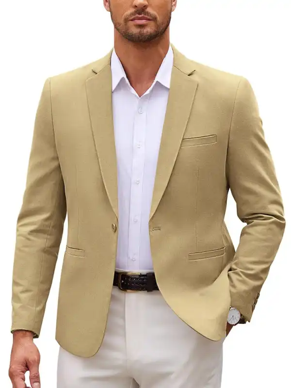 Casual One Button Suit Jacket Coat