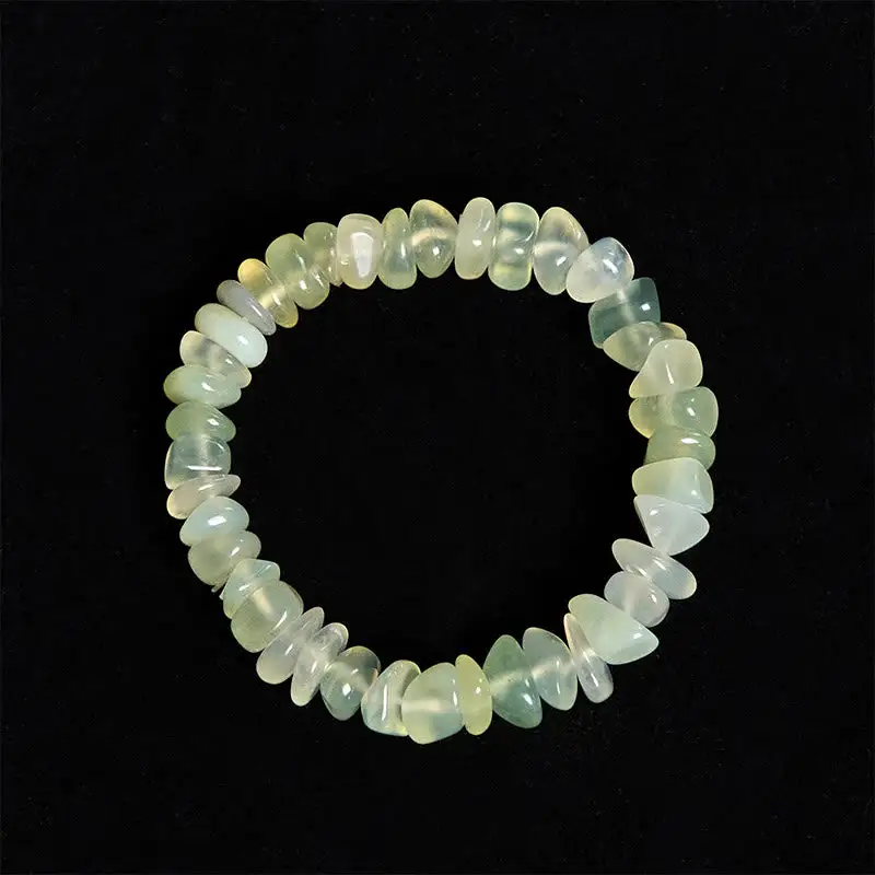Natural Peridot Irregular Blocks Bracelet