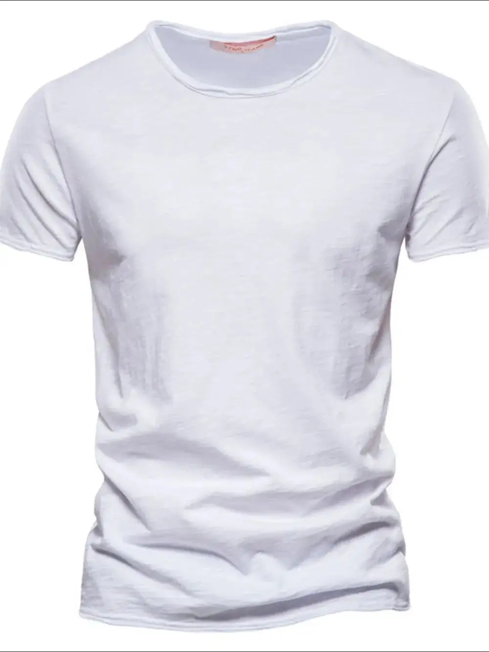 Button Detail Crew Neck Short Sleeve Tee