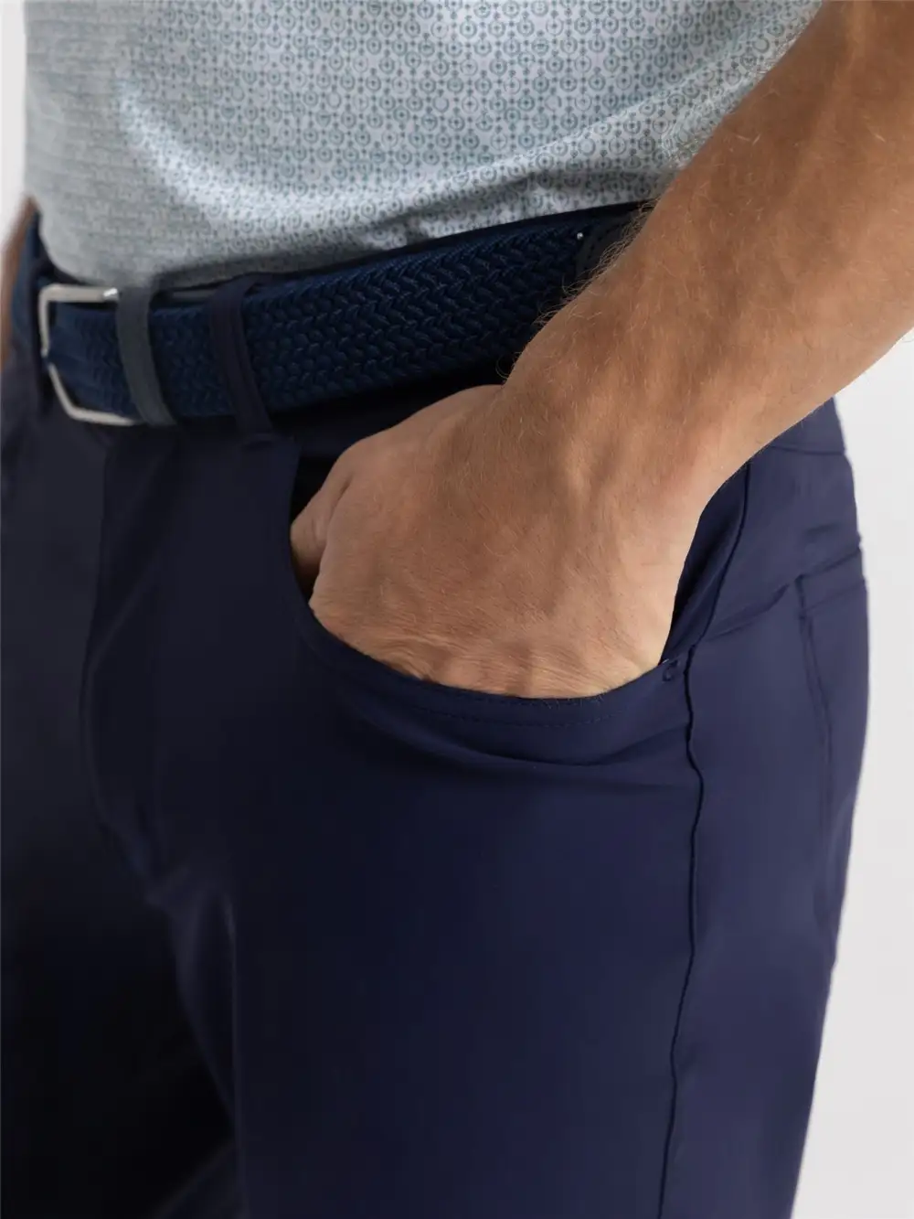Knit Five-Pocket Performance Men's Golf Pants