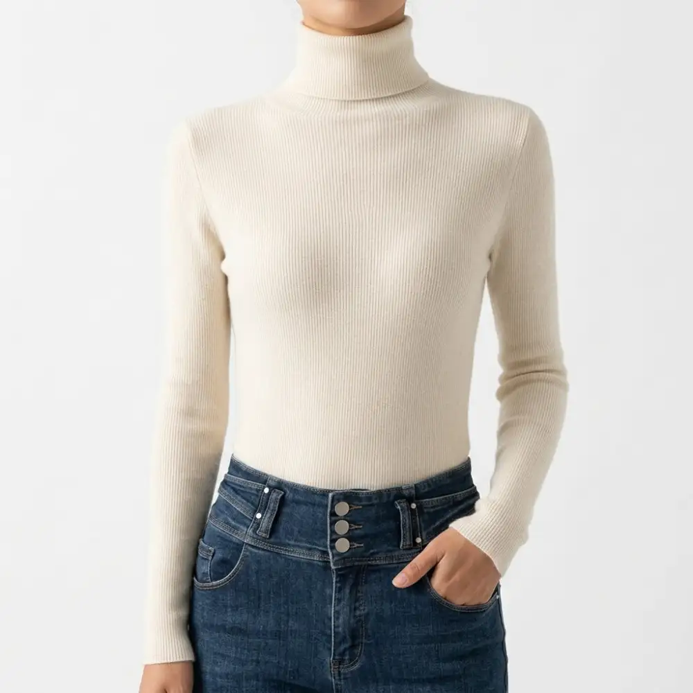 Cashmere Cashmere Turtleneck Sweater