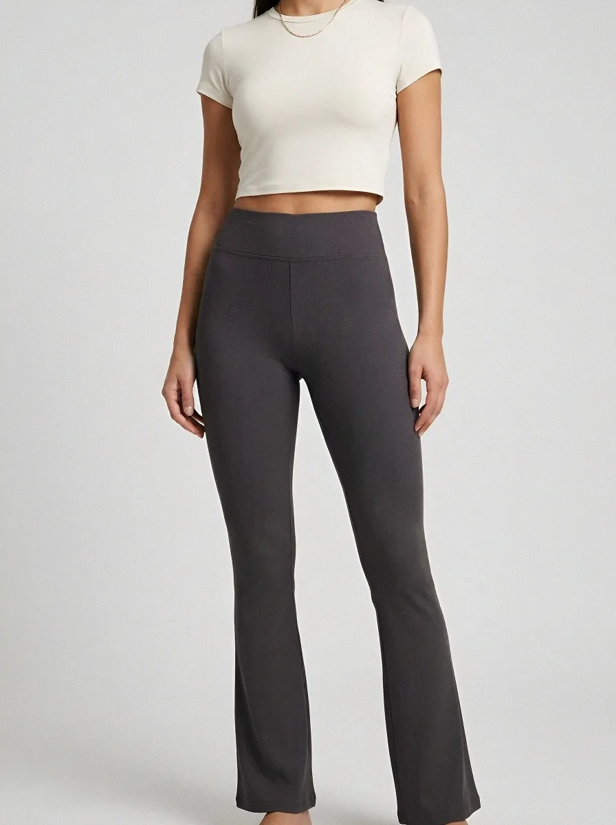 Versatile Mid-Rise Stretch Women's Stretch Mid-Rise Pants