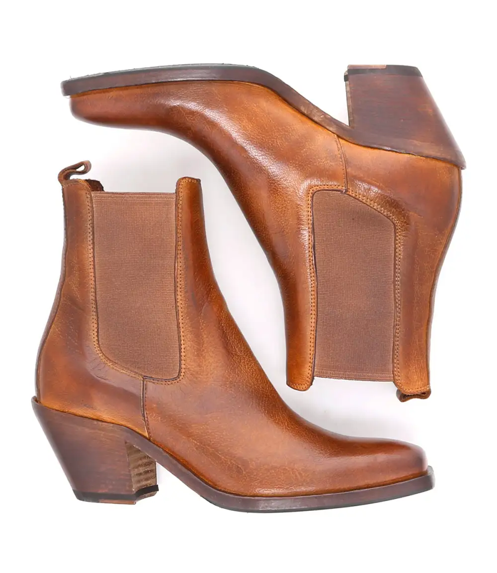 Chelsea Square Toe Leather Refined Ankle Boots