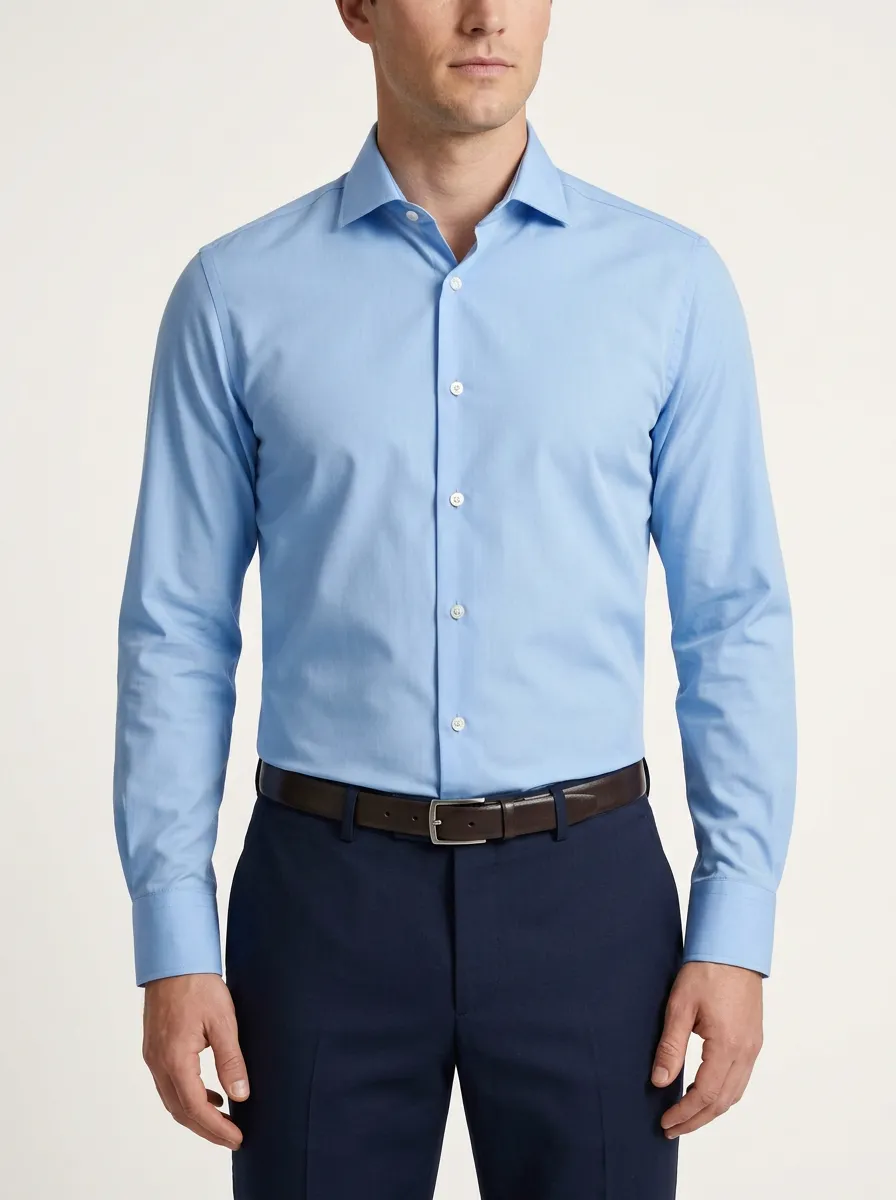 Men's Heritage Inspired Solid Dress Shirt