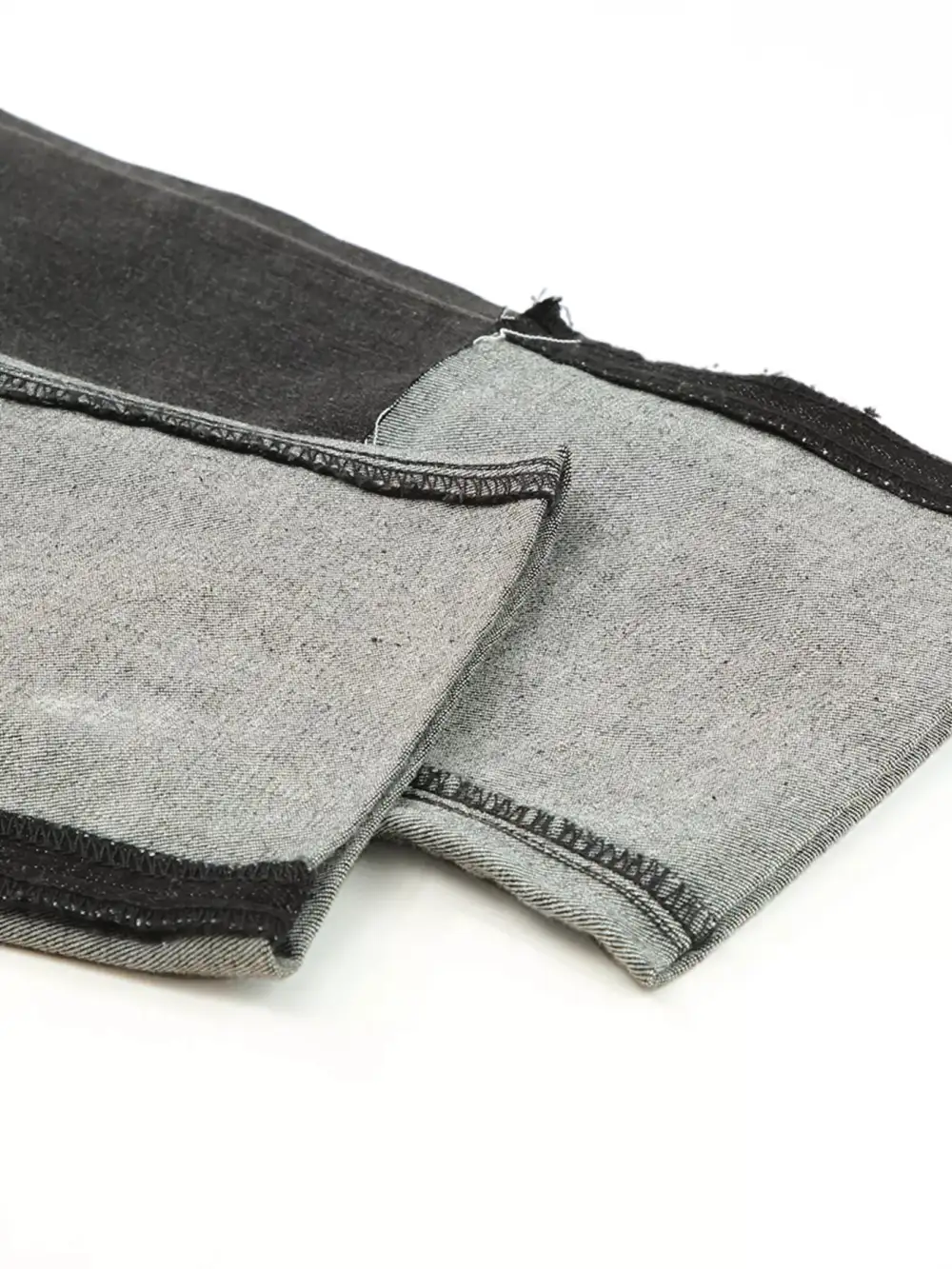 Washed High Waist Straight Leg Distressed Denim Jeans