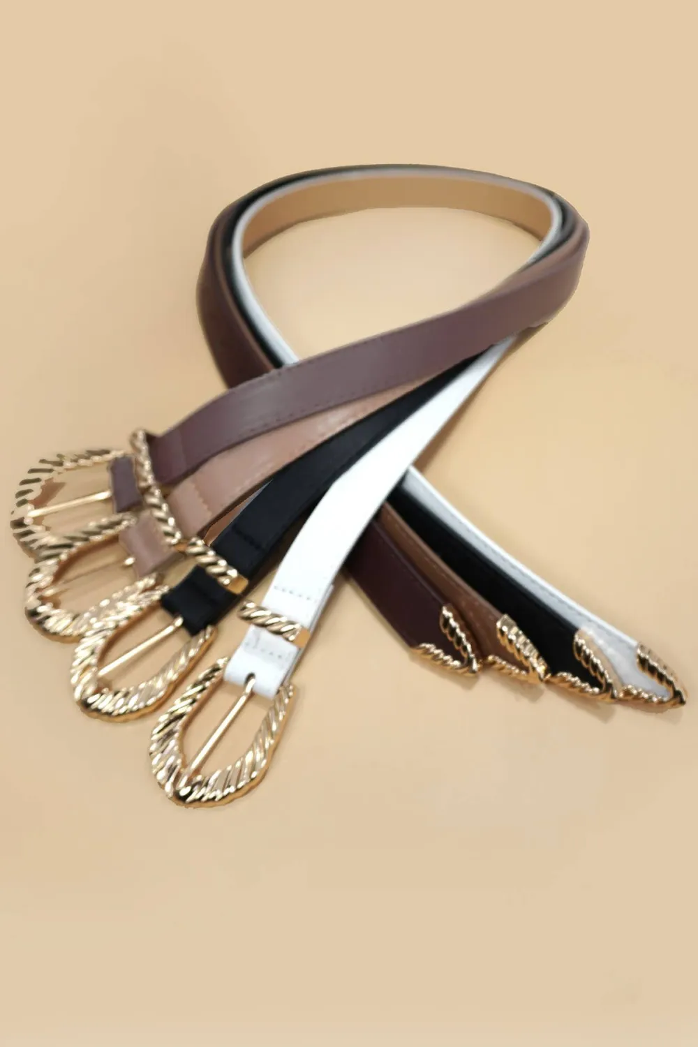 Western Carved Waist Belt