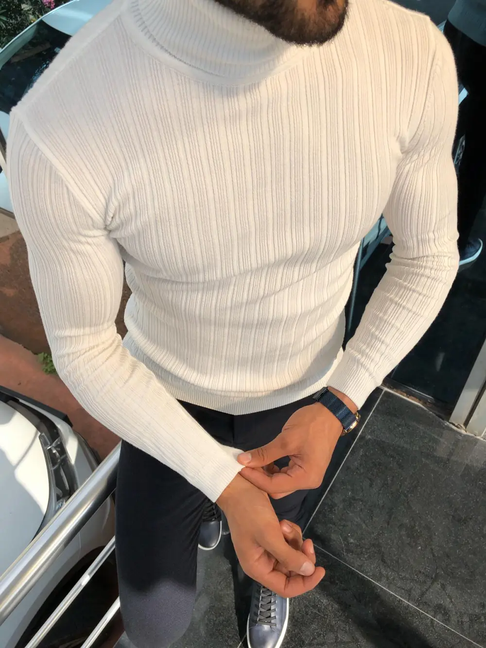 Heritage Slim Fit Knit Turtleneck Sweater