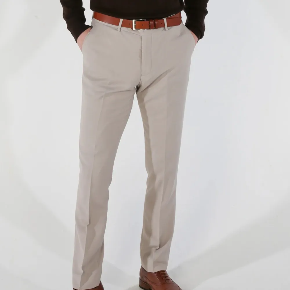 pants Beige Birdseye