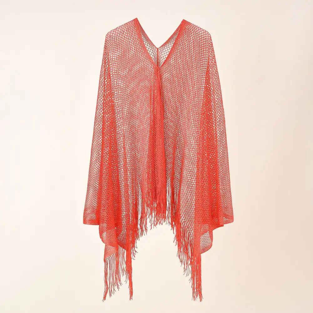 Fine Knit Mesh Knit Stole Scarf