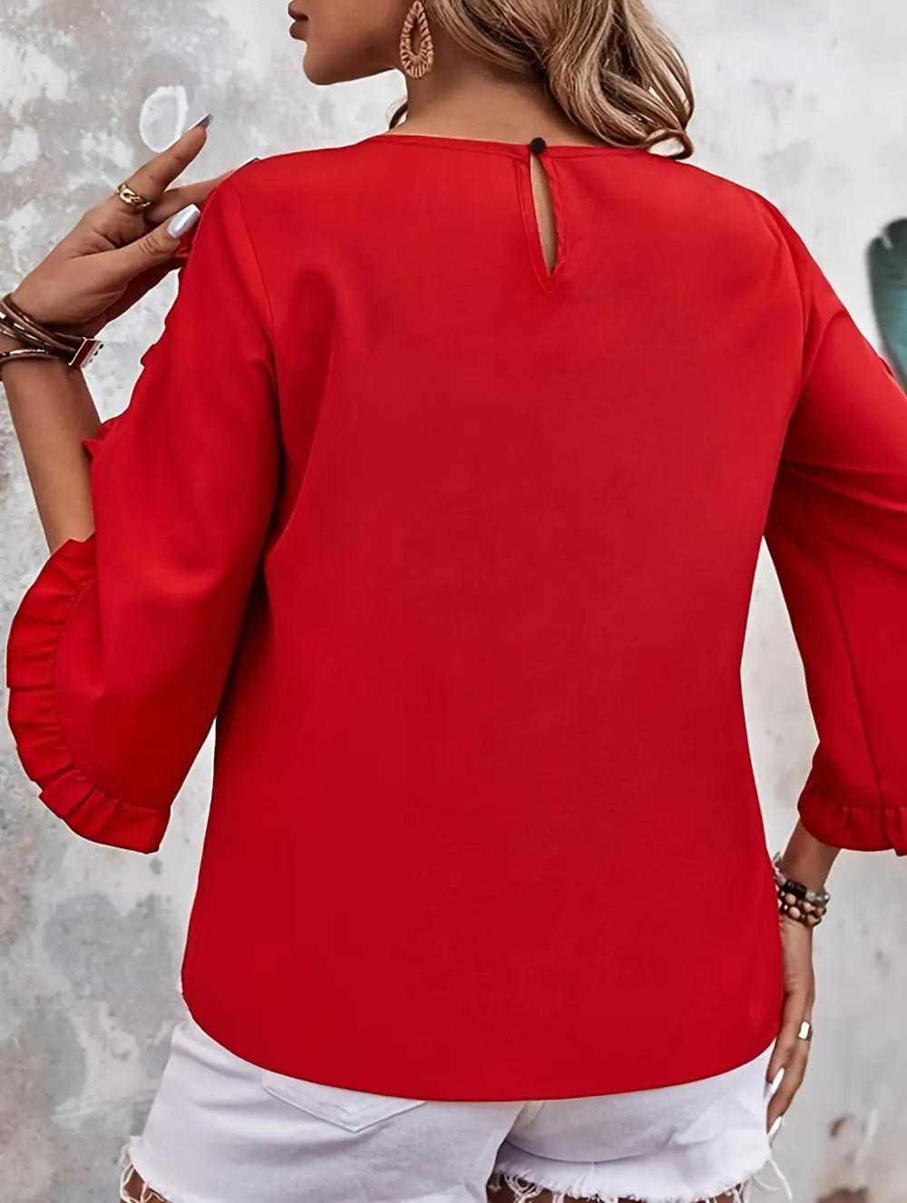 Chiffon Asymmetric Blouse