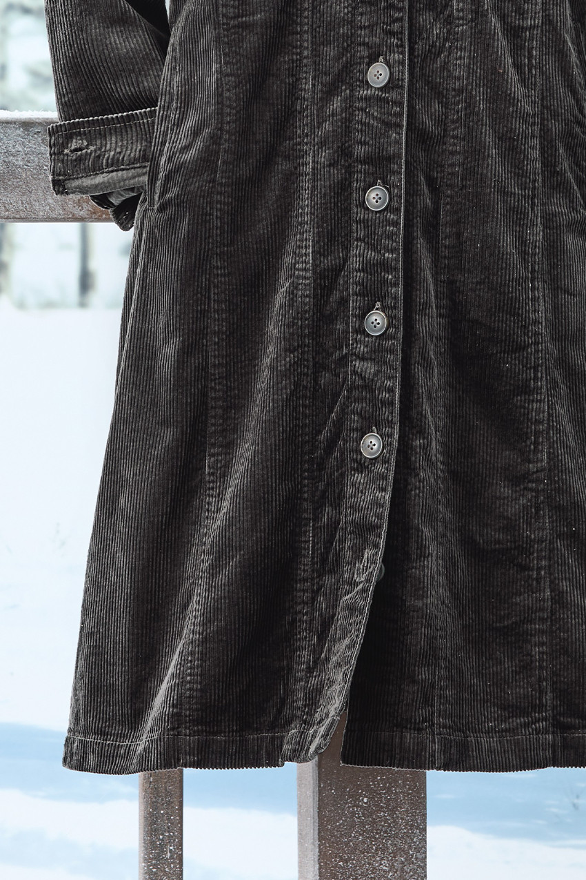 Corduroy Shirtdress
