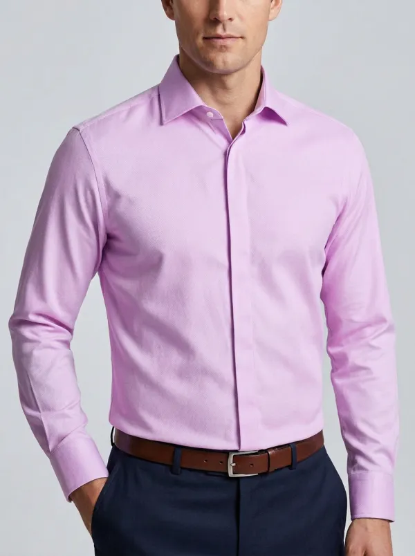 Men's Solid Dress Shirt