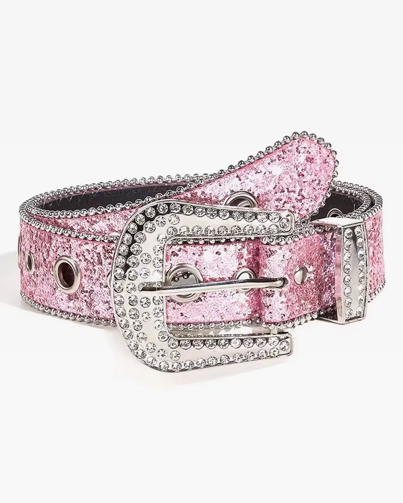 Statement Rhinestone Accent Women's Belt