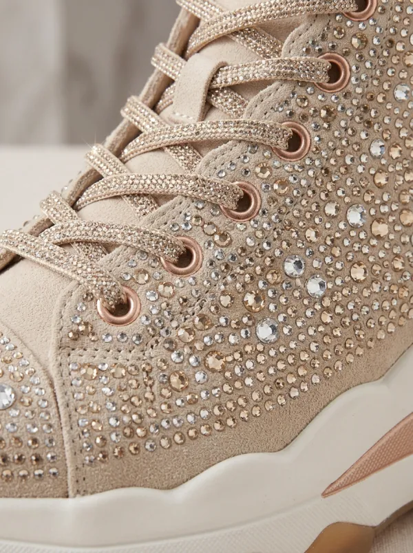 Weekend Easy-Wear Women's Rhinestone Platform Shoes