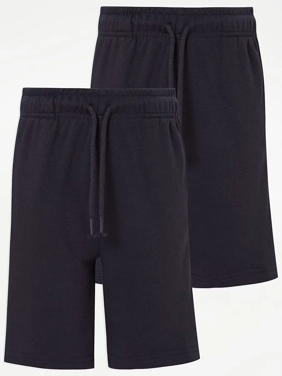 Navy School Sweatshorts 2 Pack