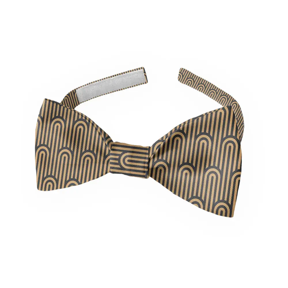 Deco Curves Motif Bow Tie