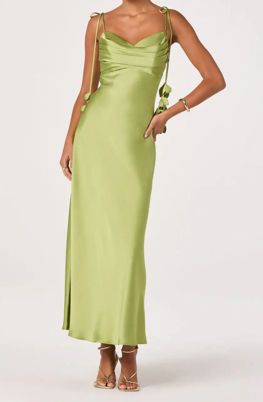 Satin Maxi Easy Fit Dress