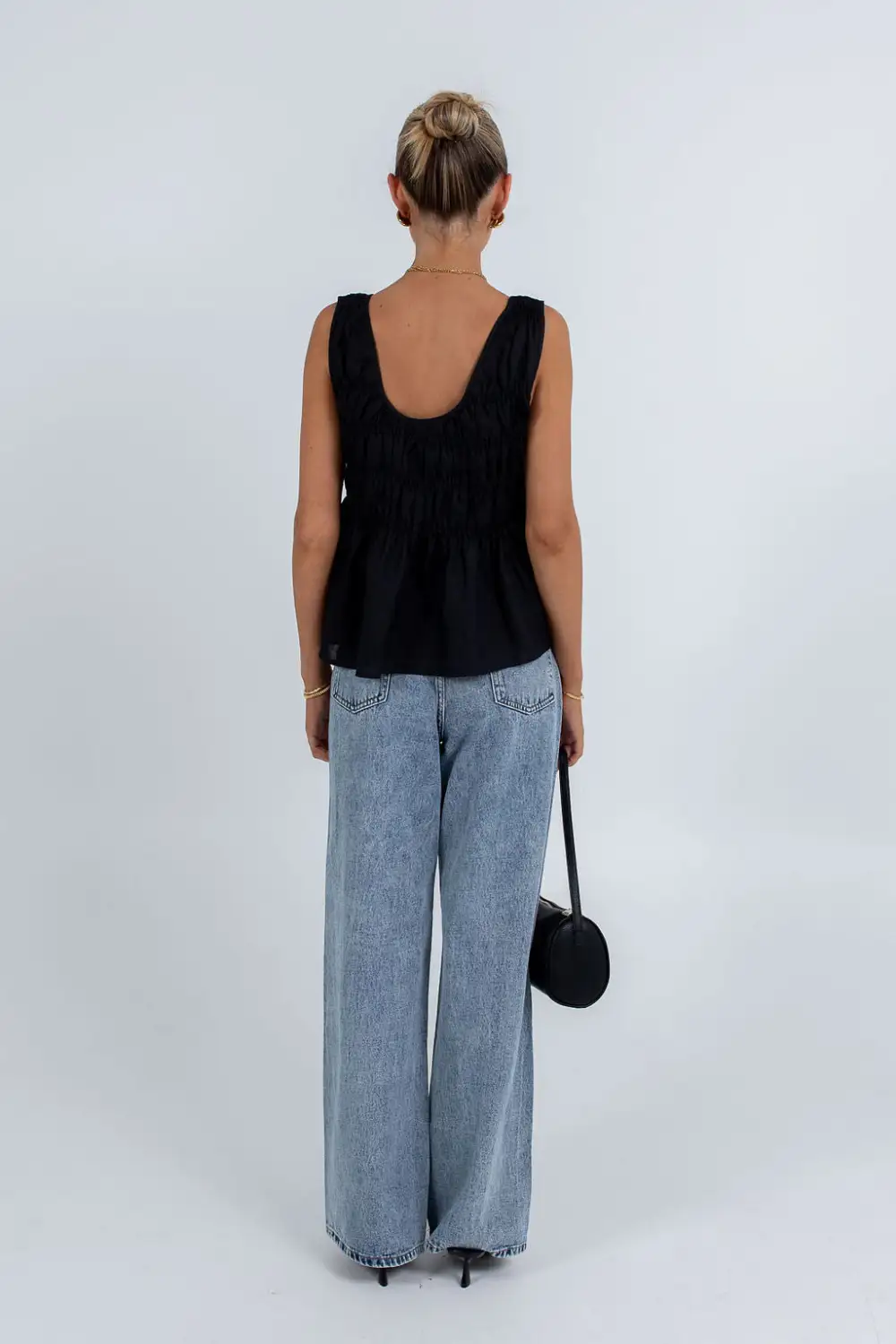 Linen Blend Sleeveless Top