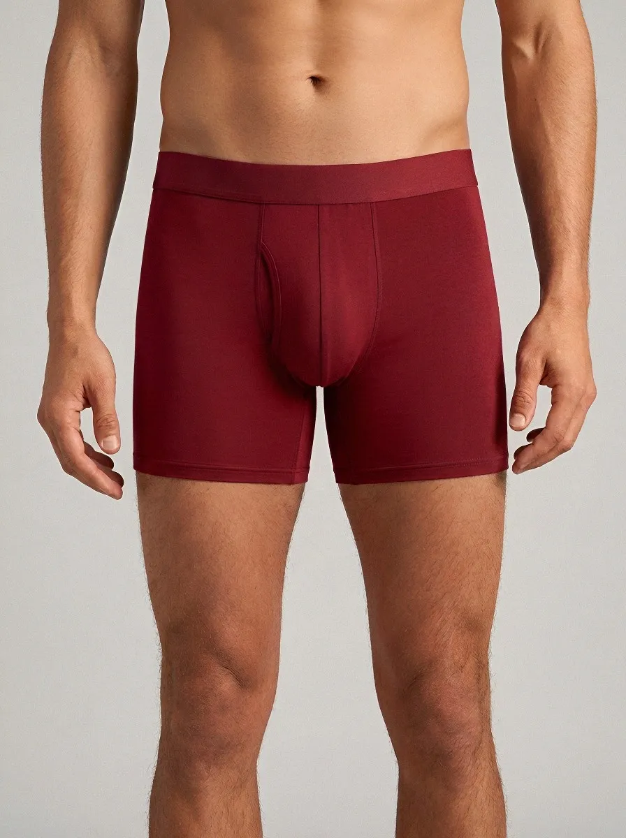 Men's Contoured Pouch Minimalist Design 3-Pack Boxer Briefs