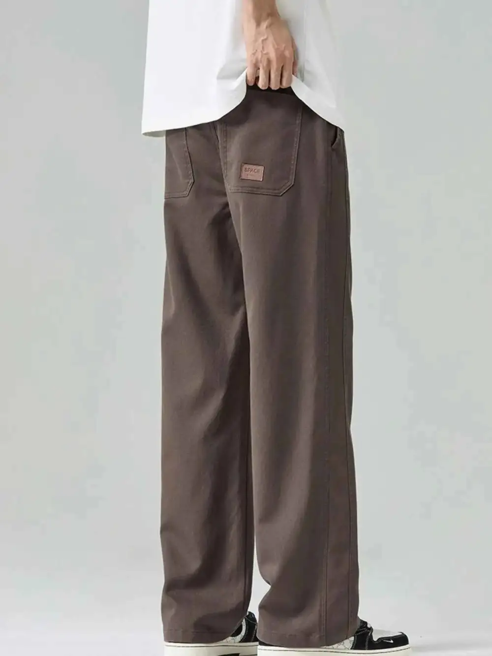 Everyday Casual Drawstring Wide Leg Pants