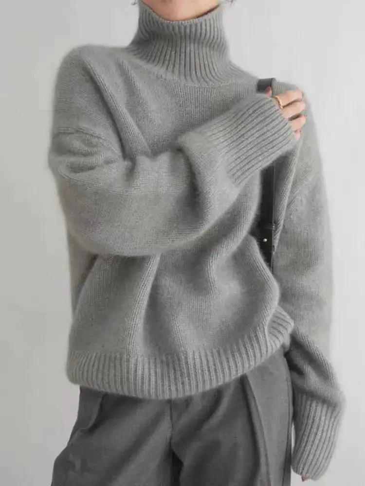 High Neck Warm Sweater