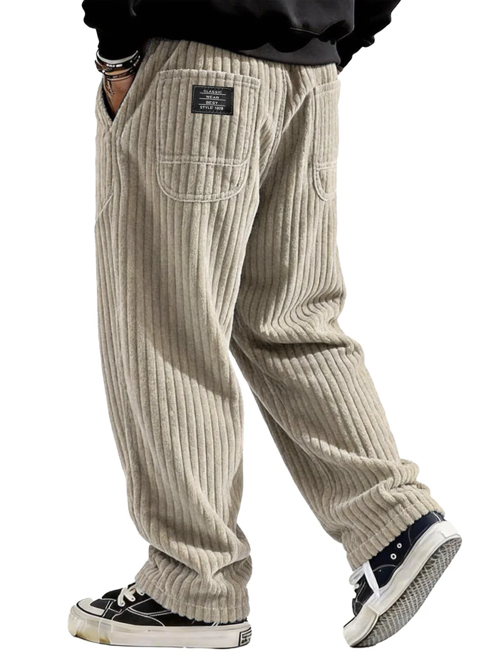 Corduroy Pocket Relaxed Pants