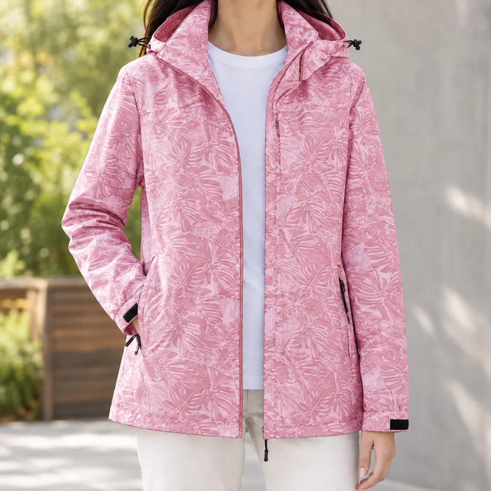 Printed Hooded Jacket
