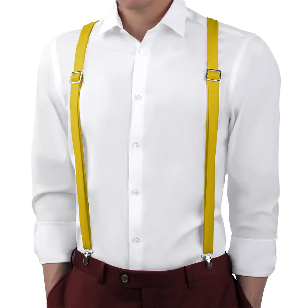 Classic Distinctive Solid Tone Suspenders