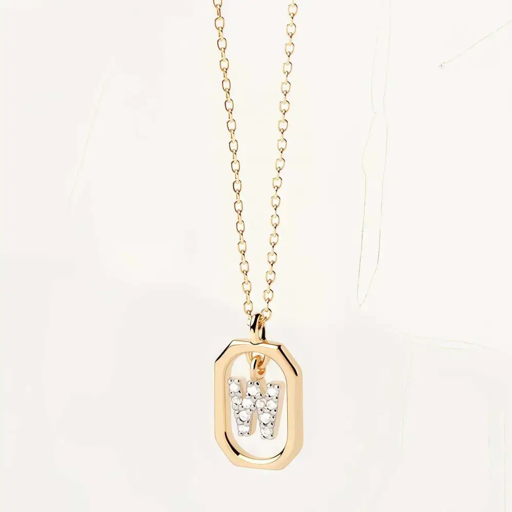 Initial Framed Necklace