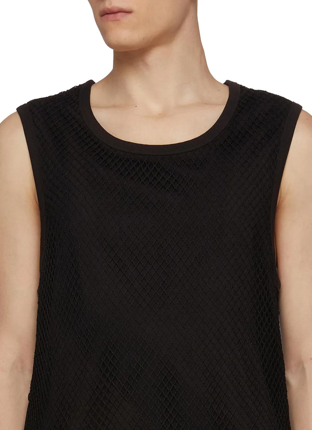 Simple Daily Sports Vest Black Cottom T-Shirts