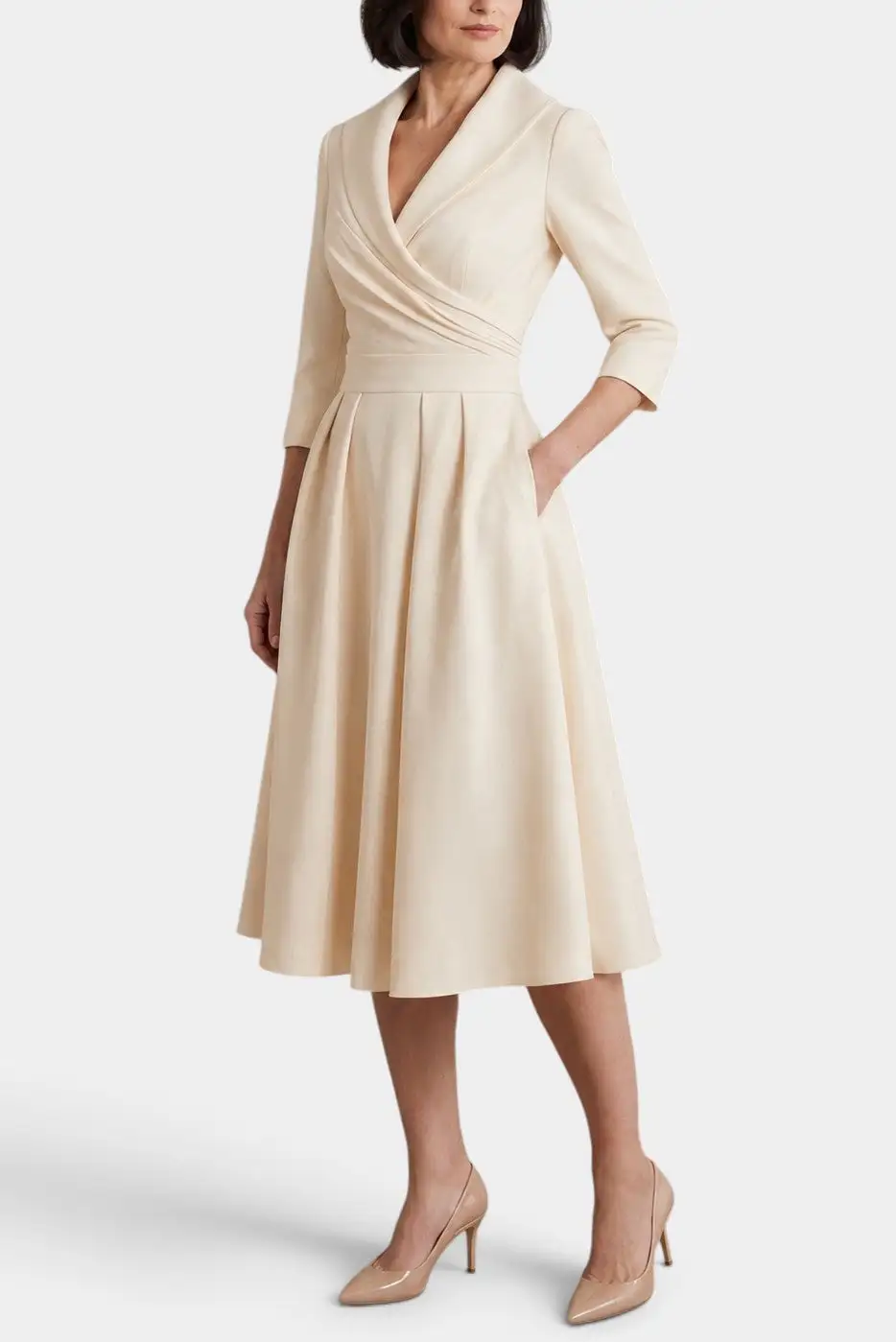 A-Line Midi Dress