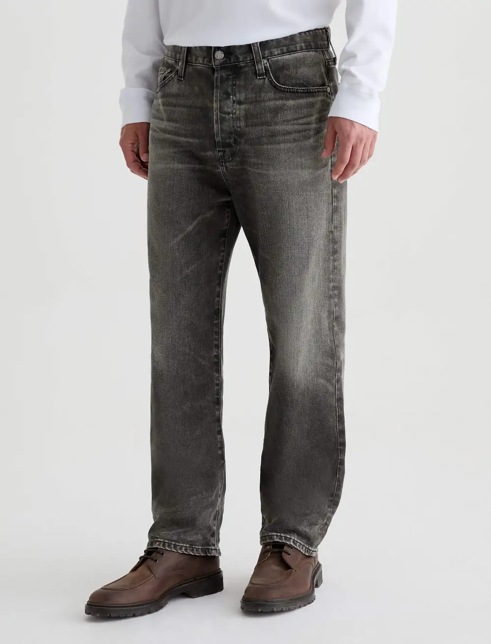 Men's Straight Worn In Jeans