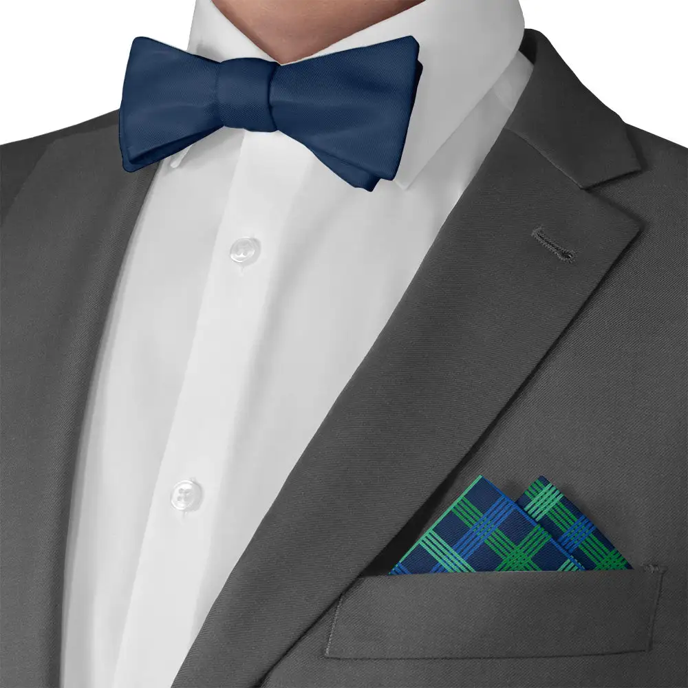 Modern Refined Plaid Pocket Square