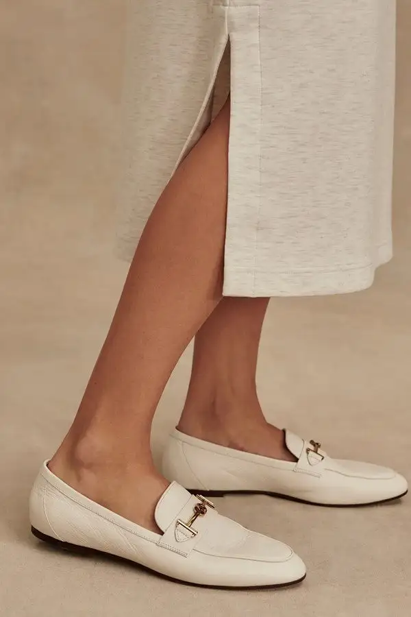 Beige Linen Sleeveless Column Midi Dress
