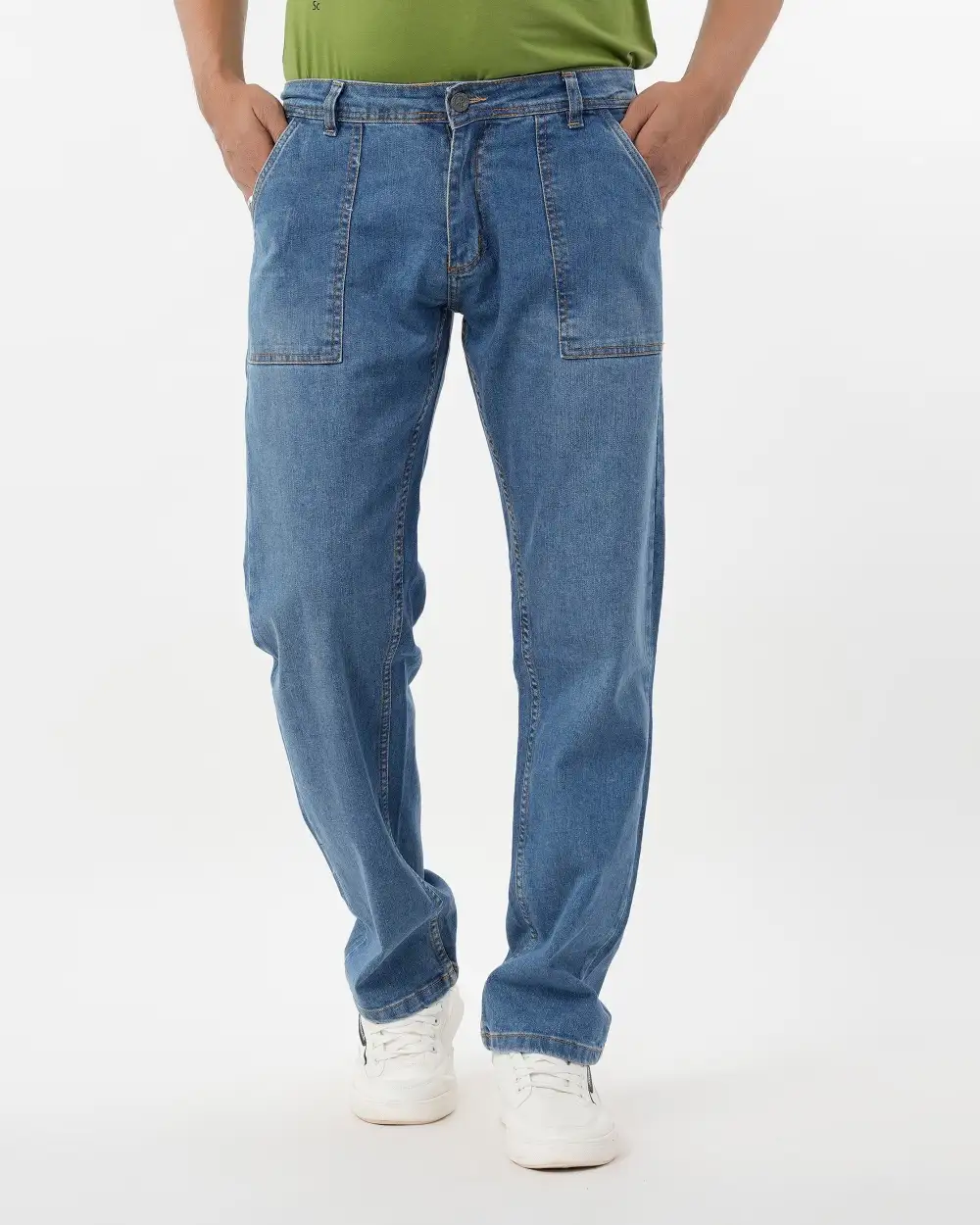 Men's Comfort Fit Cross Pocket Jeans