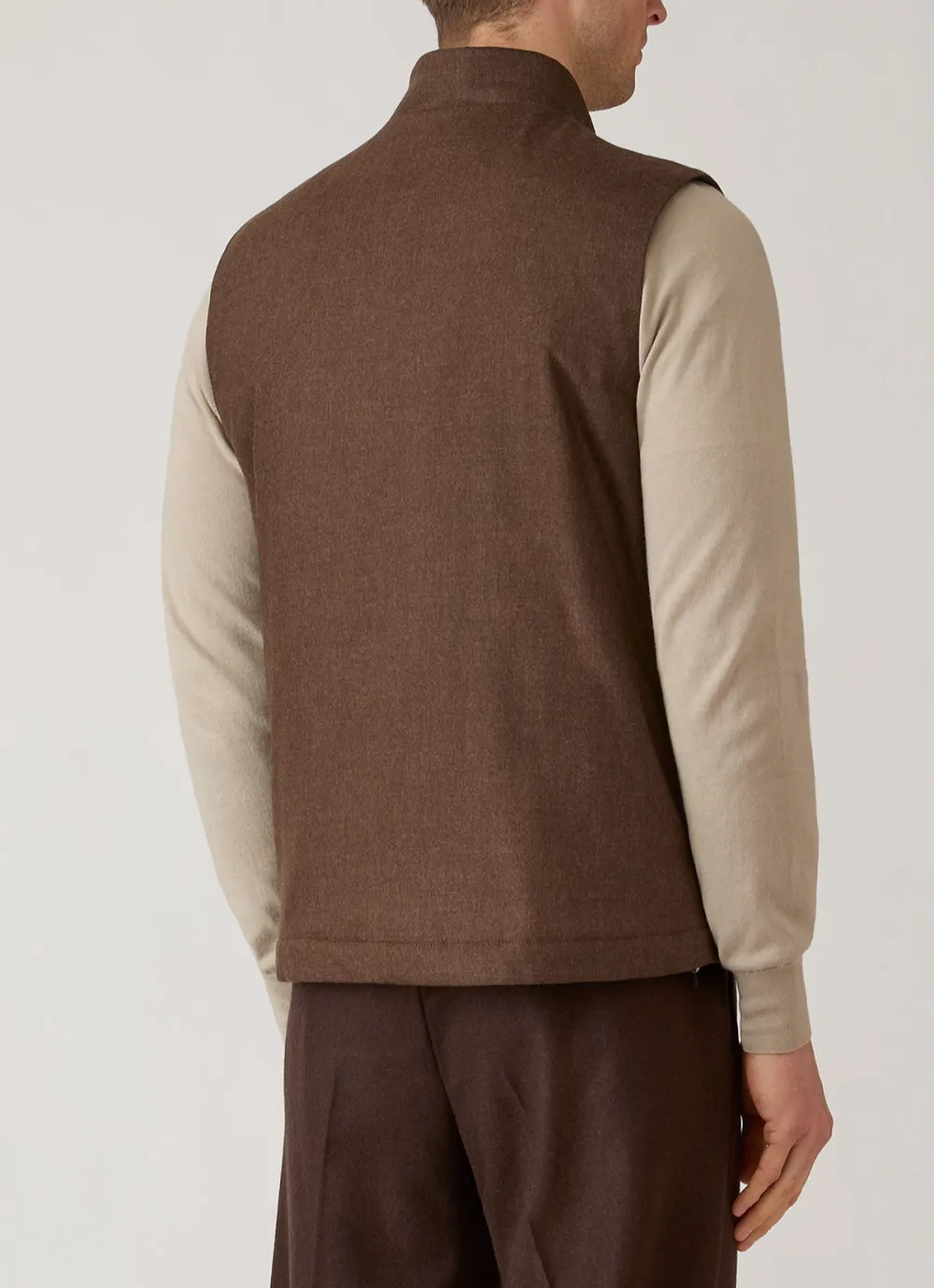 Soft Flannel Layering Gilet