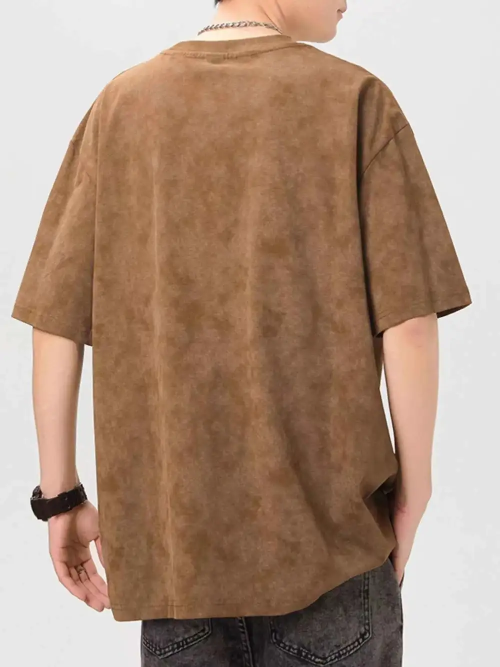 Casual Graphic Round Neck Short Sleeve T-Shirt