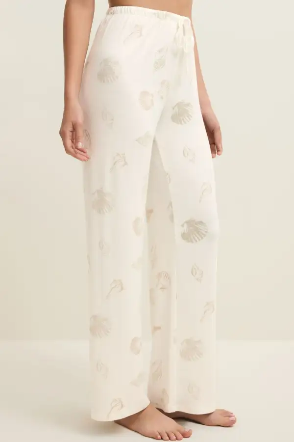 Textured Lightweight Lounge Comfort Pants