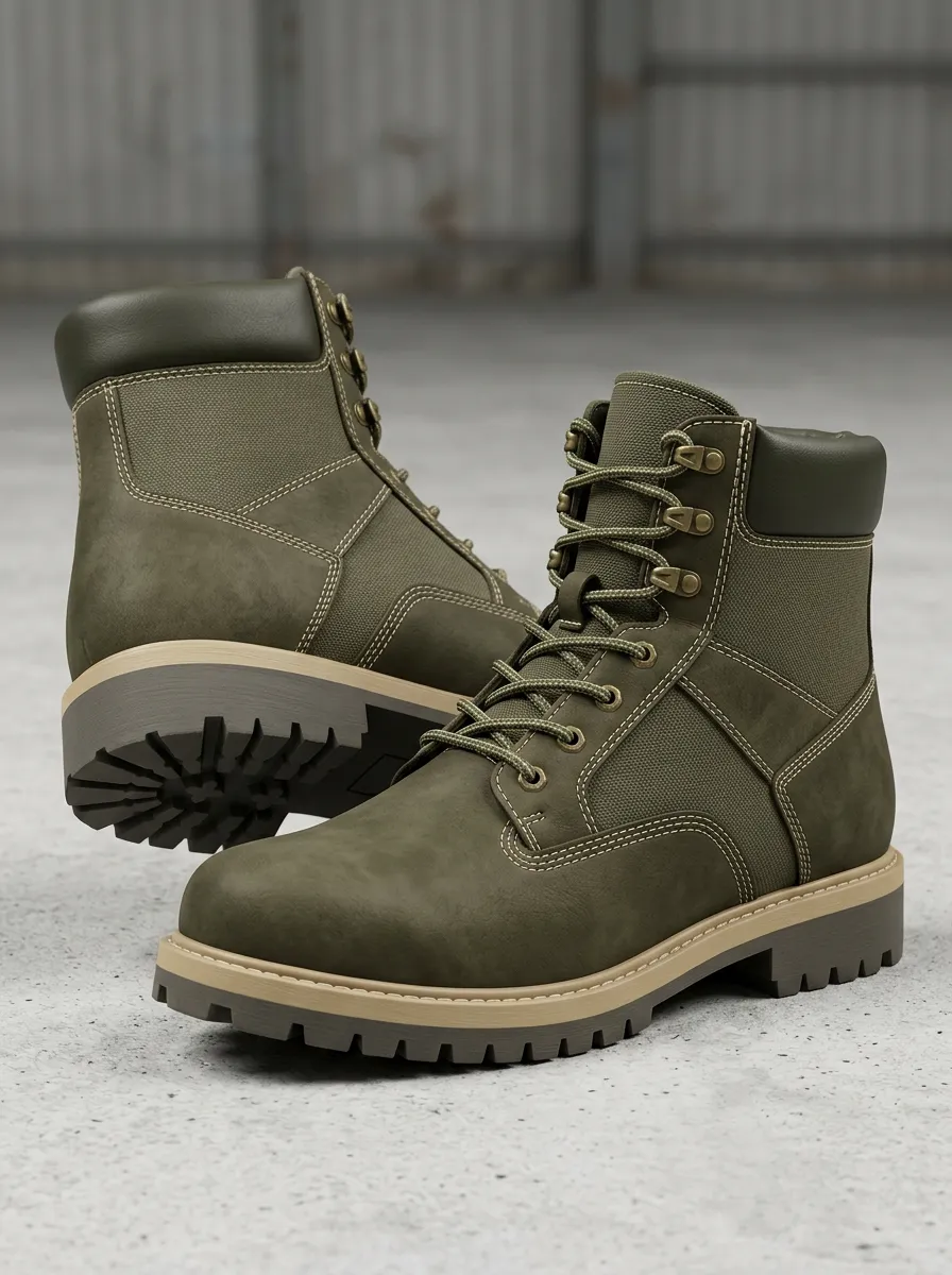 Unisex Tactical Style Print Work Boots